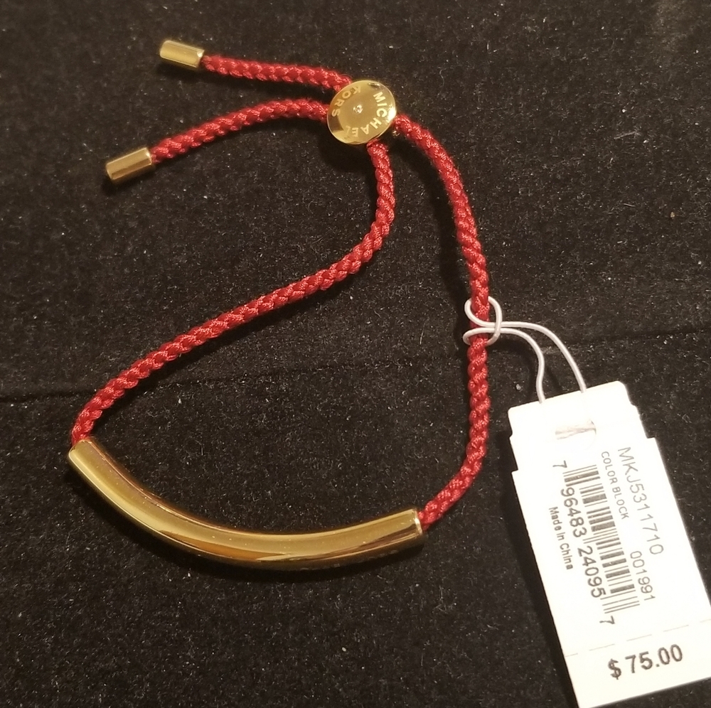 Michael Kors Red Heritage Bracelet - Picture 2 of 8